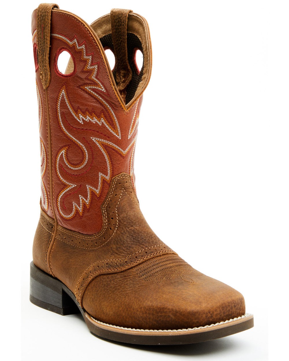 Cody James - Cush Core Men's Honcho Performance Western Boots - Broad Square Toe | Orange