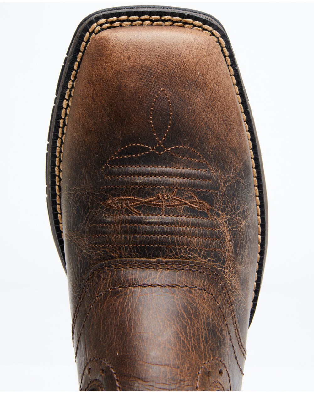 Cody James - Men's Scratch Mexico Flag Lite Performance Western Boots - Broad Square Toe | Brown