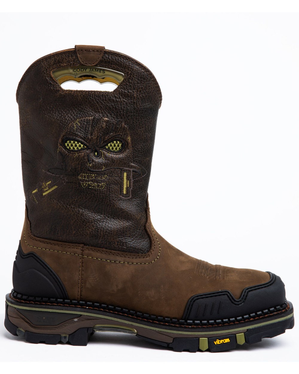 Cody James - Men's Decimator Western Work Boots - Nano Composite Toe | Brown