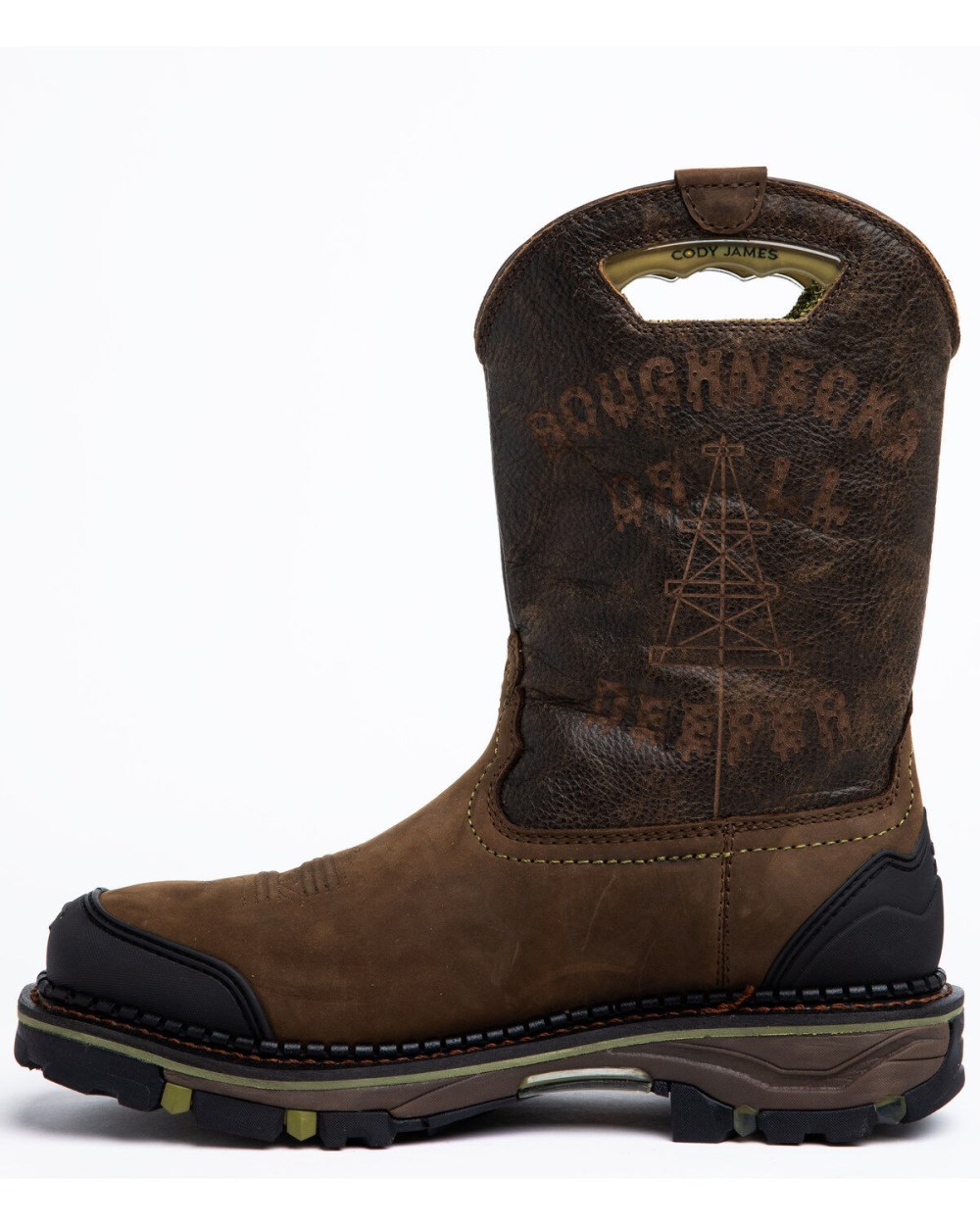 Cody James - Men's Decimator Western Work Boots - Nano Composite Toe | Brown