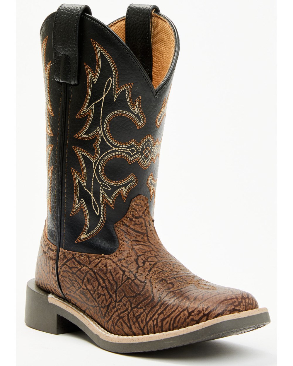 Cody James - Boys' Rex Western Boots - Broad Square Toe | Black