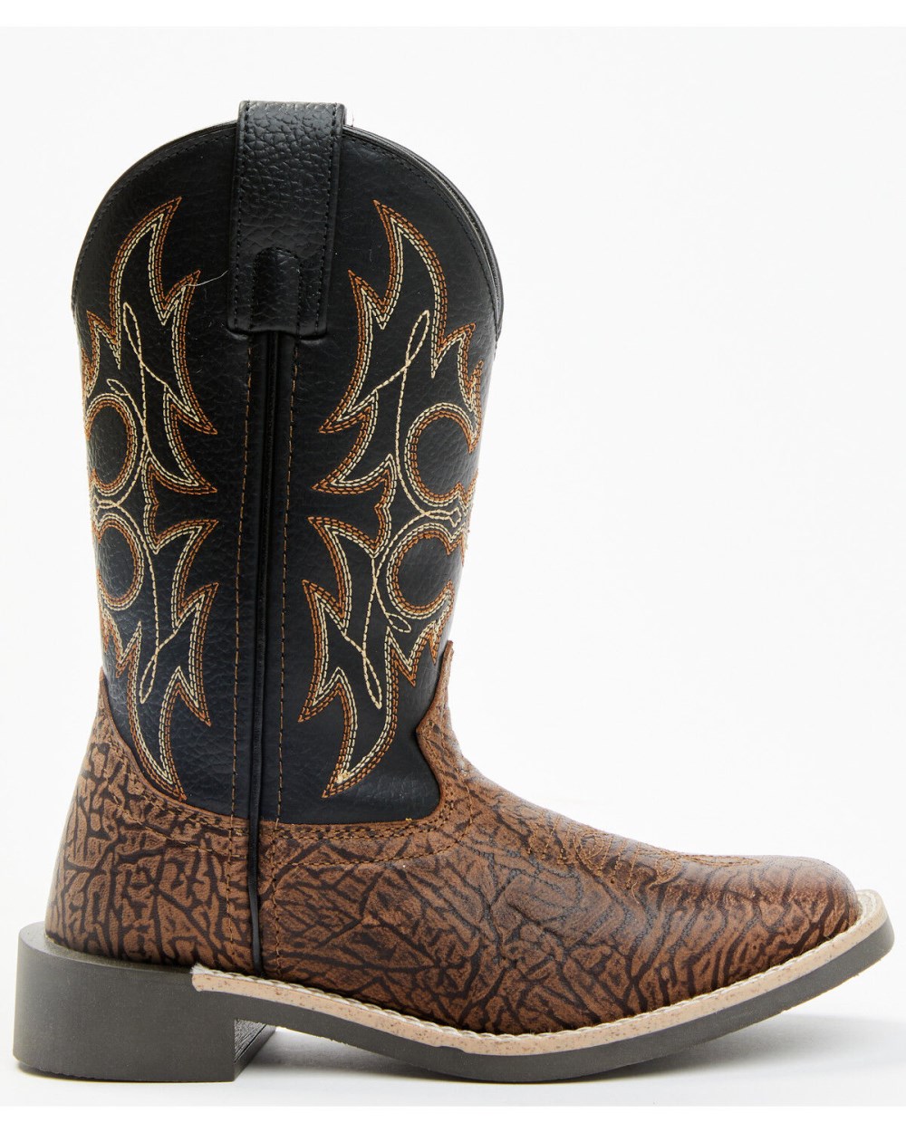 Cody James - Boys' Rex Western Boots - Broad Square Toe | Black