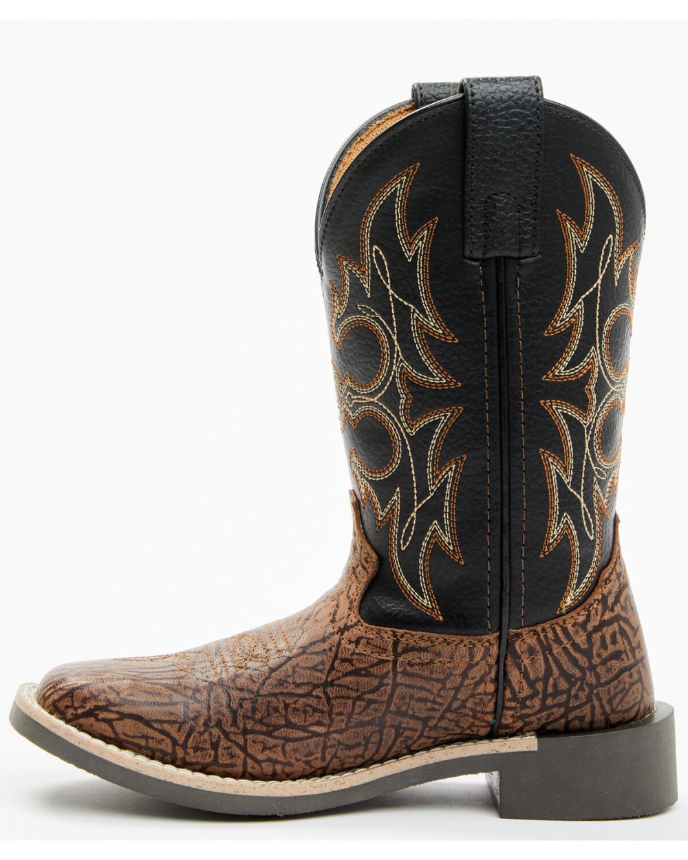 Cody James - Boys' Rex Western Boots - Broad Square Toe | Black