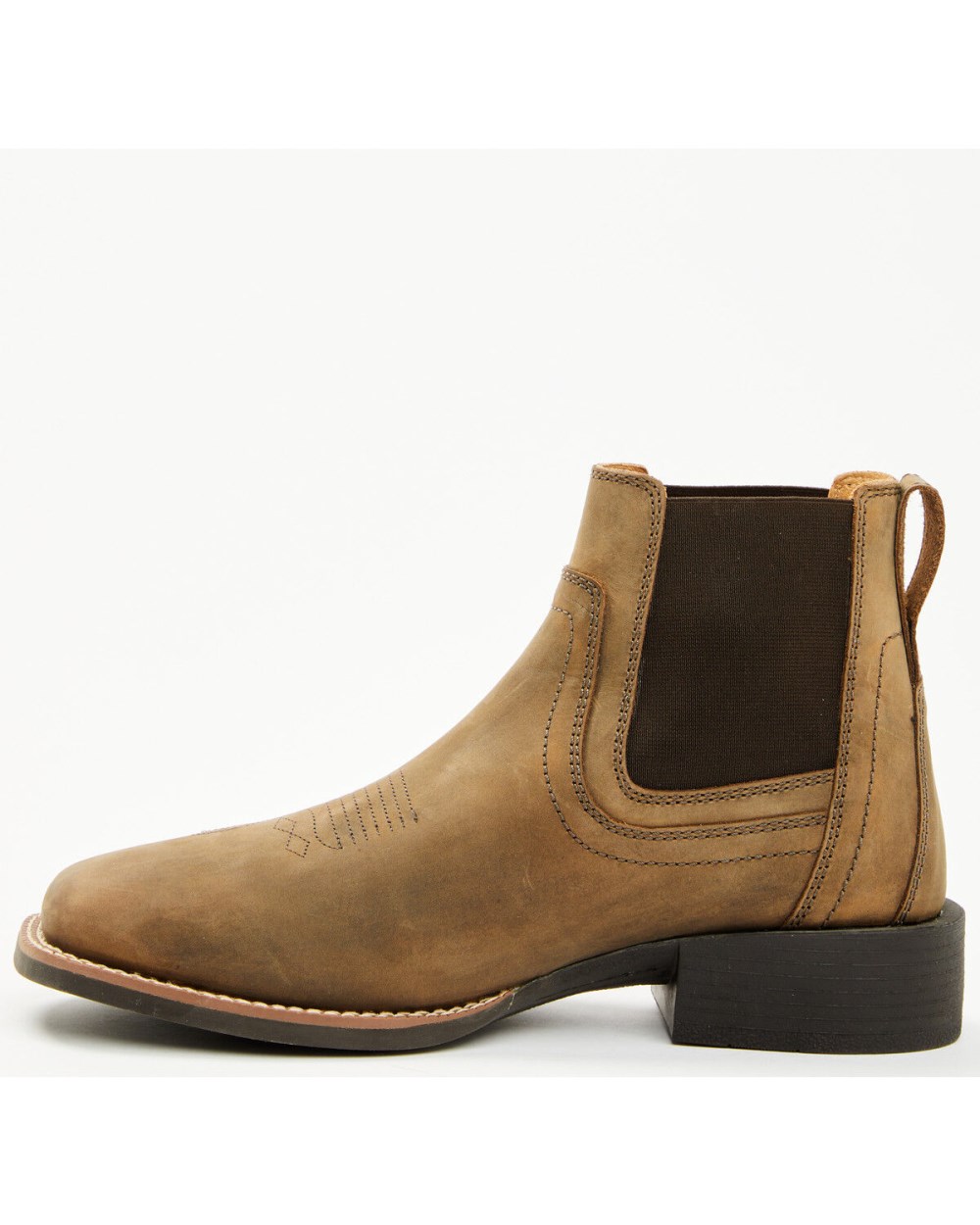 Cody James - Men's Ace Chelsea Boots - Broad Square Toe | Brown