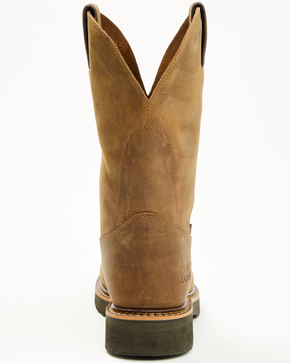 Cody James - Men's Pull-On Work Boots - Soft Toe | Brown