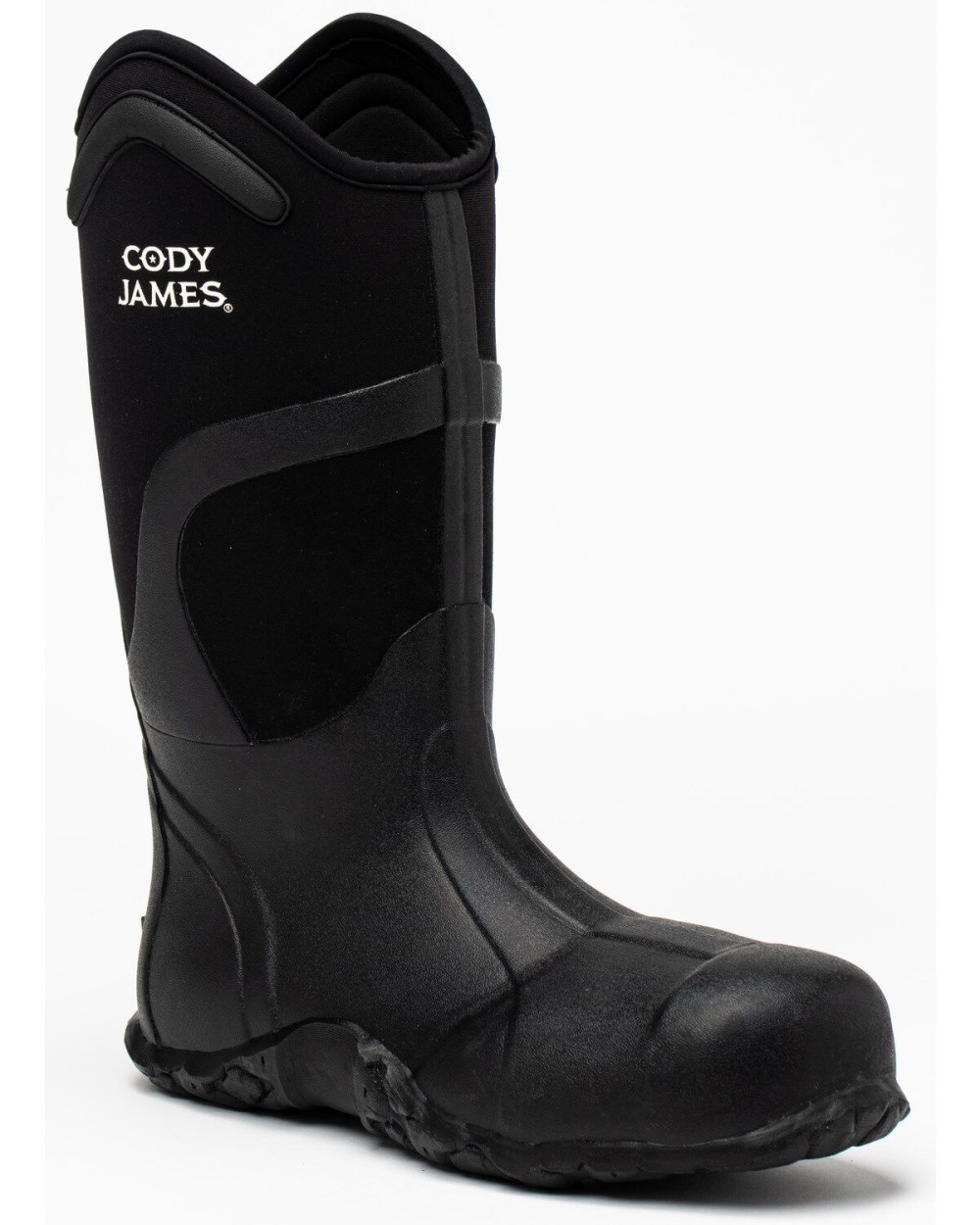 Cody James - Men's Rubber Work Boots - Soft Toe | Black
