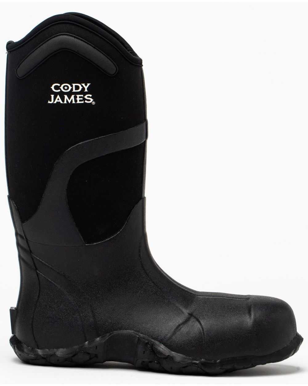Cody James - Men's Rubber Work Boots - Soft Toe | Black