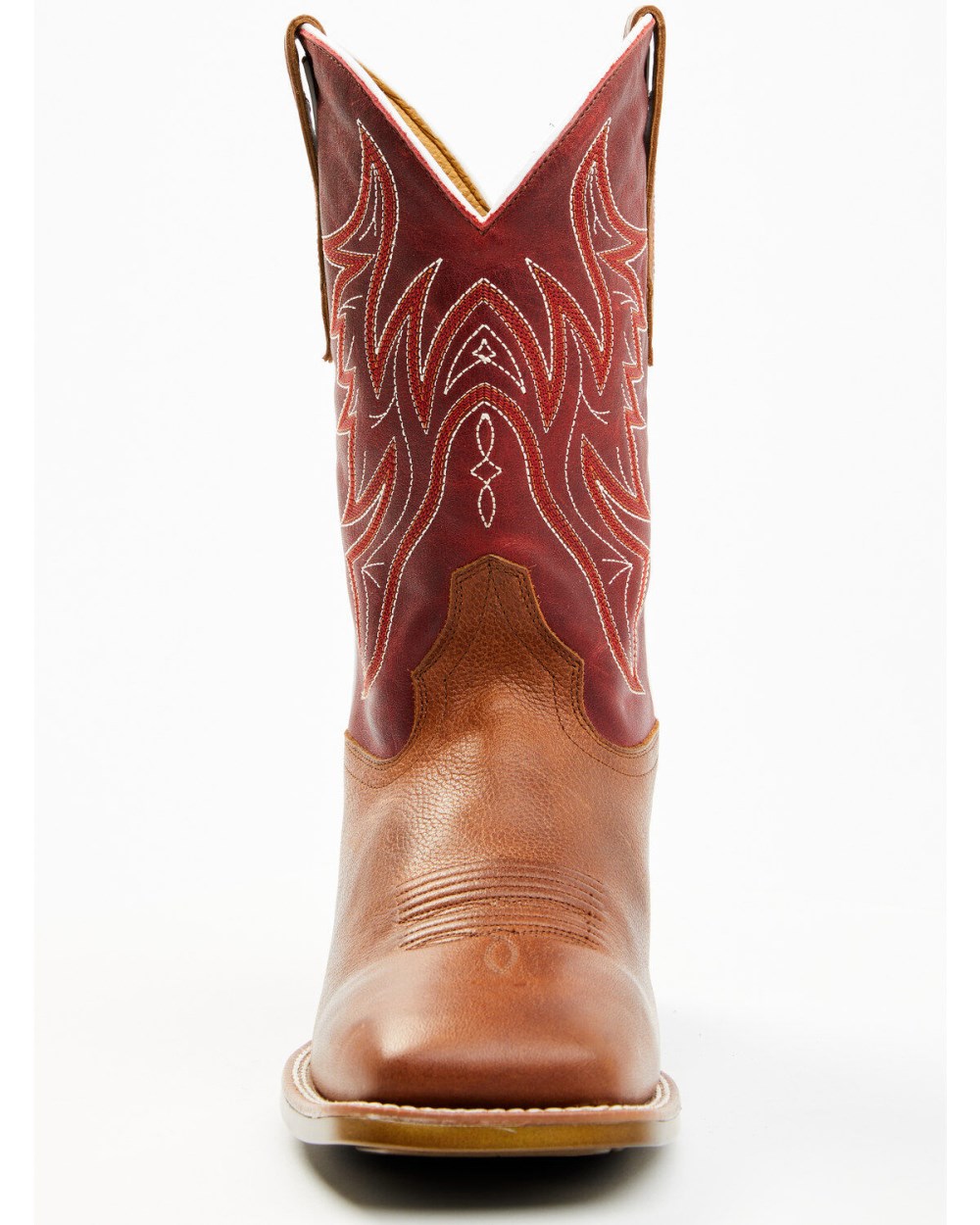 Cody James - Men's Hoverfly Western Performance Boots - Broad Square Toe | Red/brown