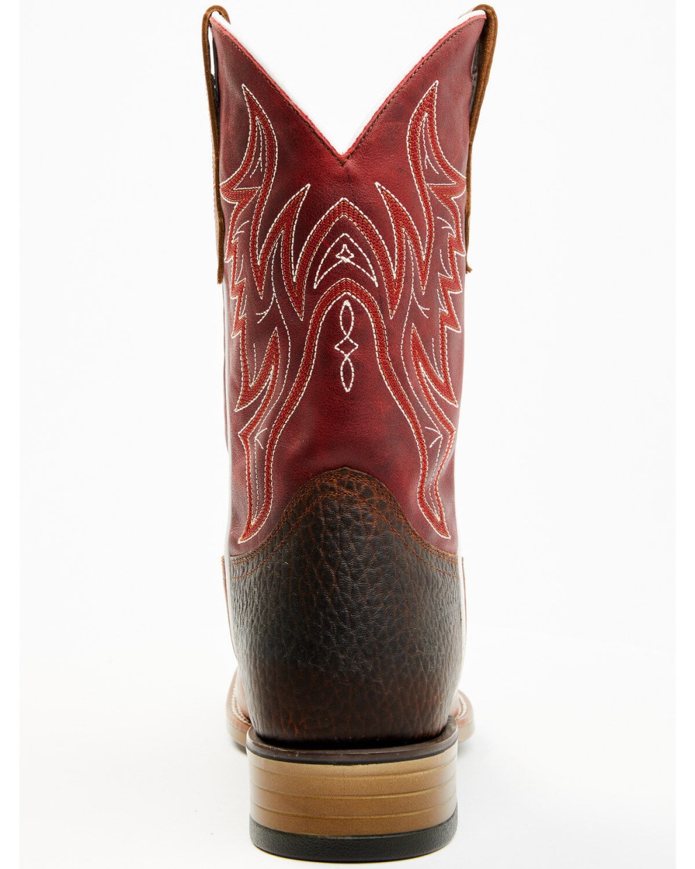 Cody James - Men's Hoverfly Western Performance Boots - Broad Square Toe | Red/brown