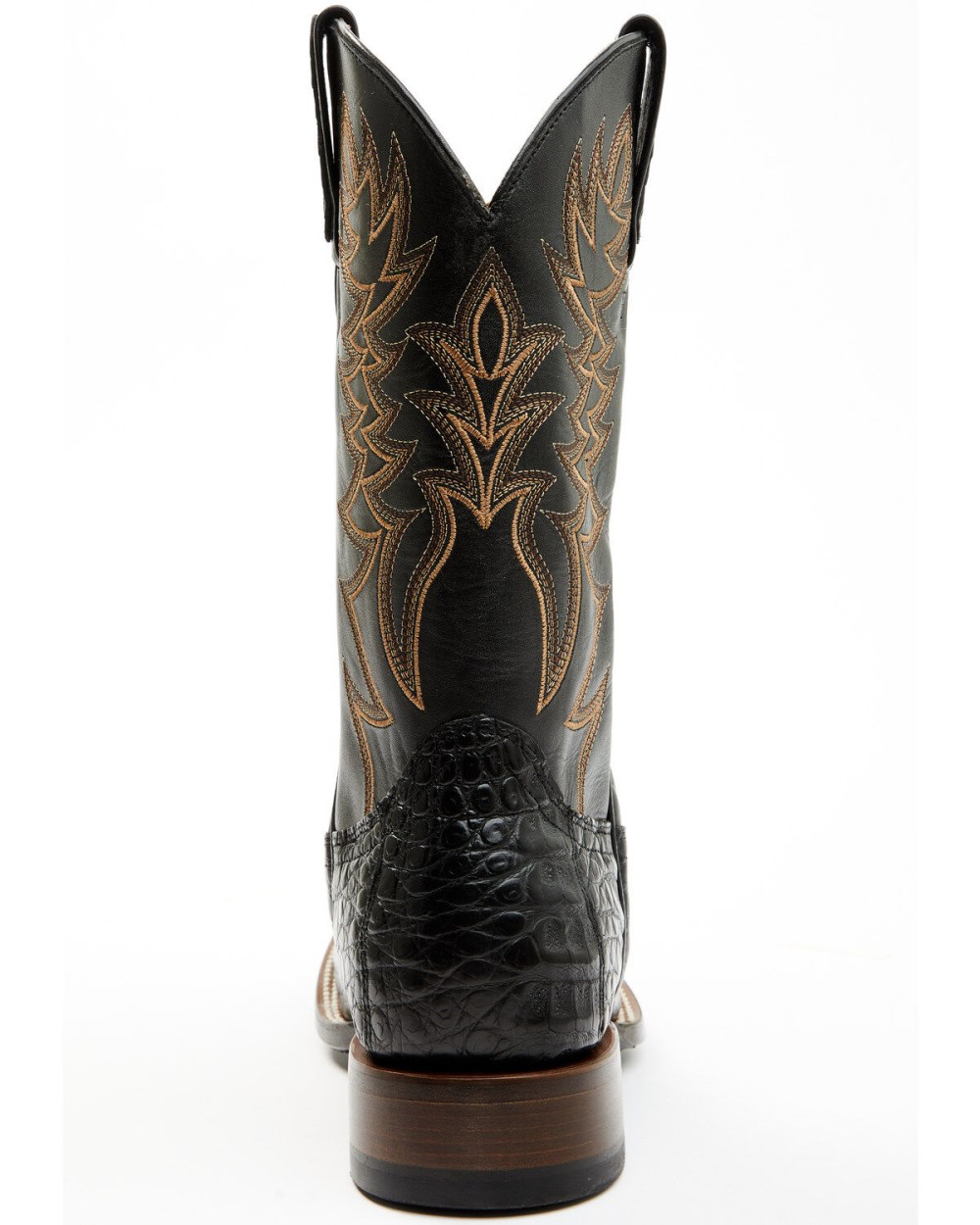Cody James - Men's Exotic Caiman Belly Western Boots - Broad Square Toe | Black