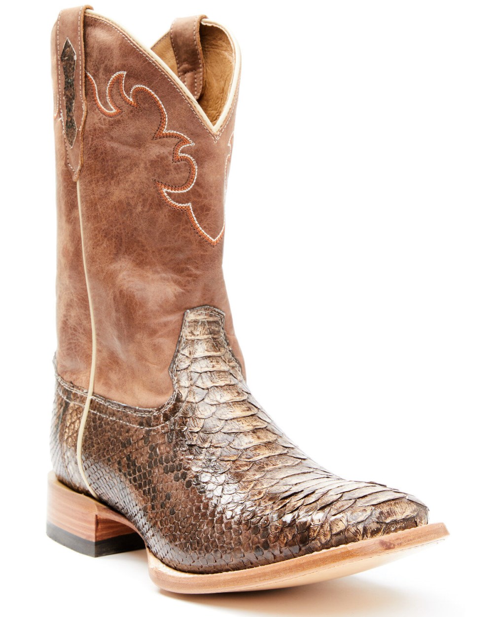 Cody James - Men's Exotic Python Western Boots - Broad Square Toe | Python