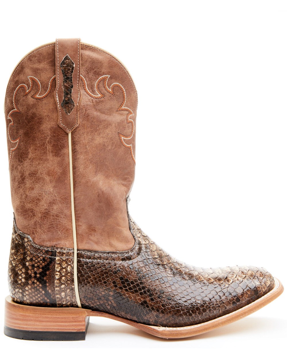 Cody James - Men's Exotic Python Western Boots - Broad Square Toe | Python