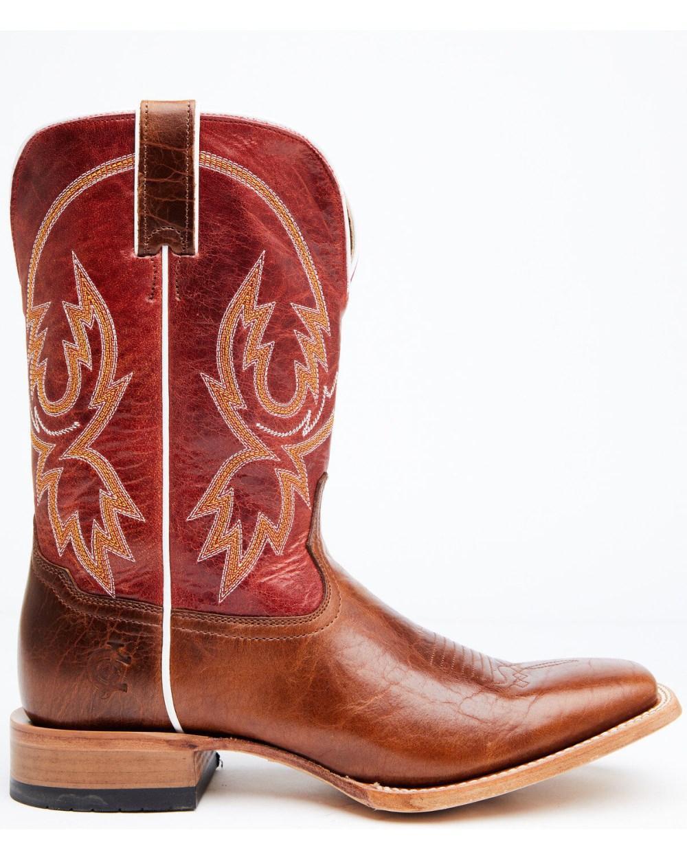 Cody James - Men's Camden Western Boots - Broad Square Toe | Red