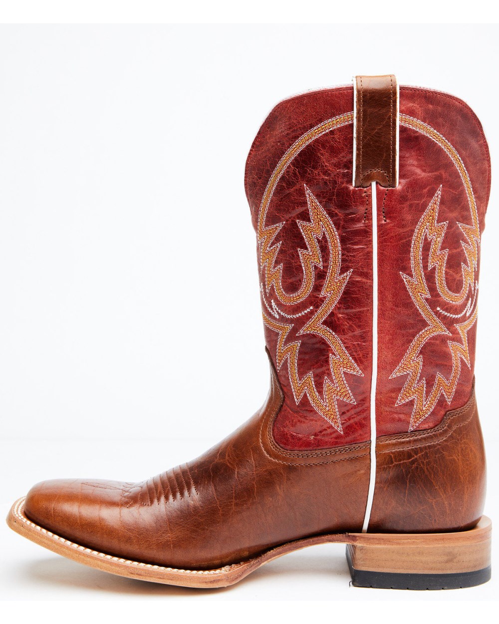 Cody James - Men's Camden Western Boots - Broad Square Toe | Red