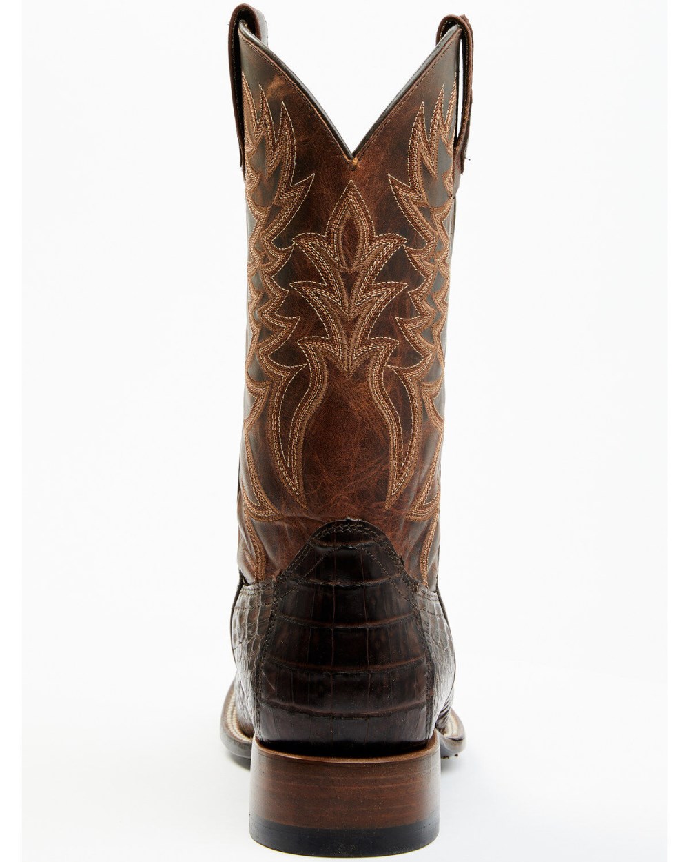 Cody James - Men's Exotic Caiman Belly Western Boots - Broad Square Toe | Brown