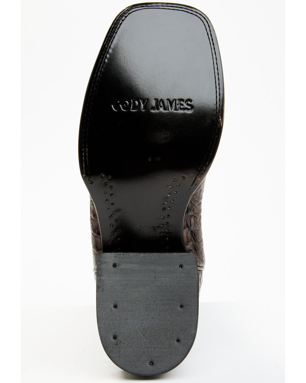 Cody James - Men's Exotic Caiman Belly Western Boots - Broad Square Toe | Brown