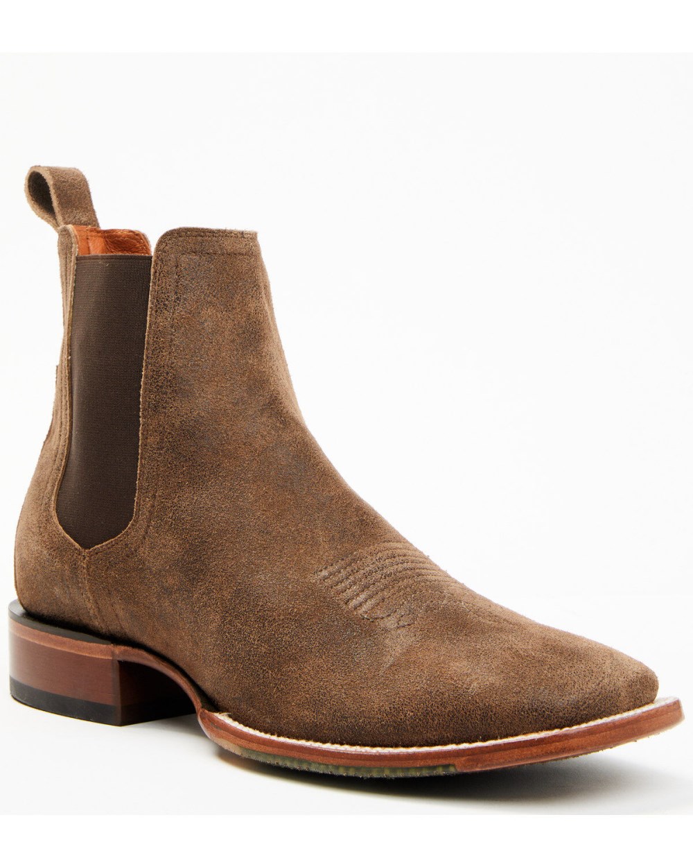 Cody James - Men's Ruben Roughout Casual Boots - Broad Square Toe | Brown
