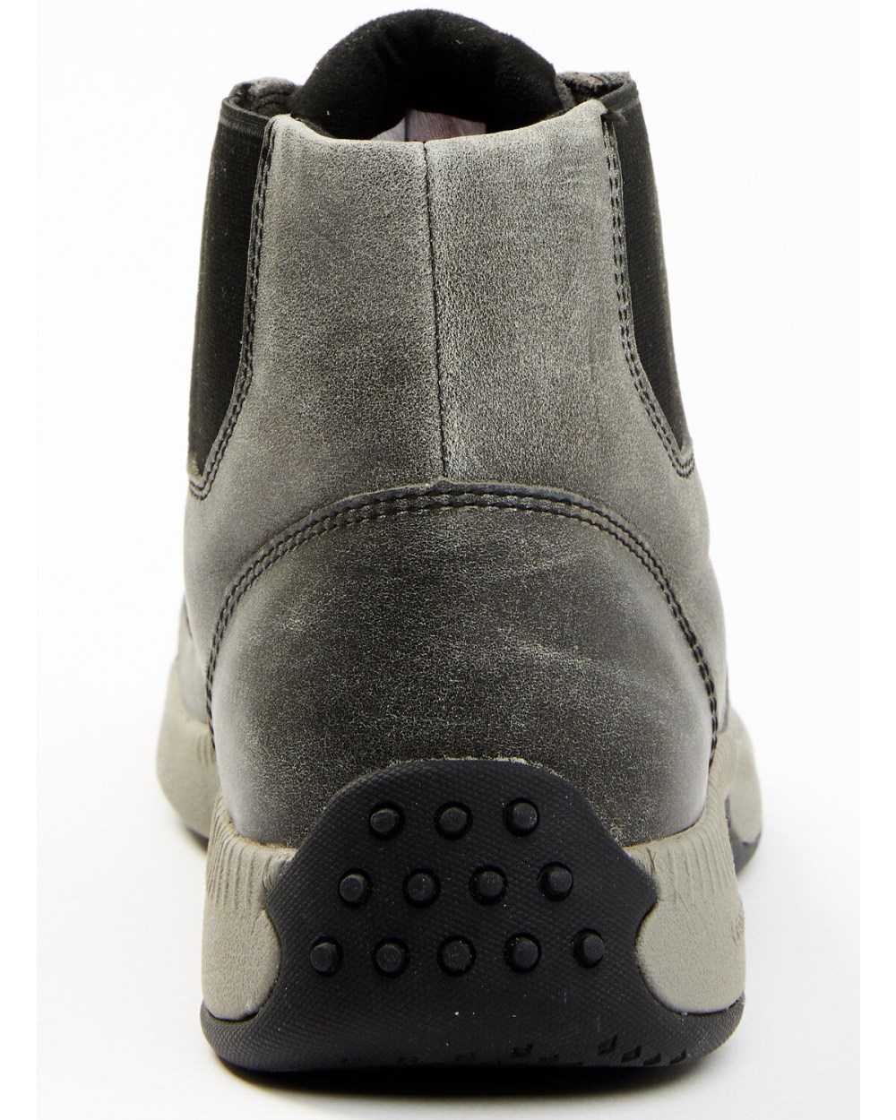 Cody James - Men's Trusted Glacier Lace-Up Casual Chelsea Boots - Moc Toe | Grey