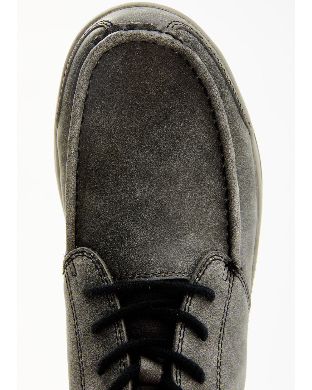 Cody James - Men's Trusted Glacier Lace-Up Casual Chelsea Boots - Moc Toe | Grey