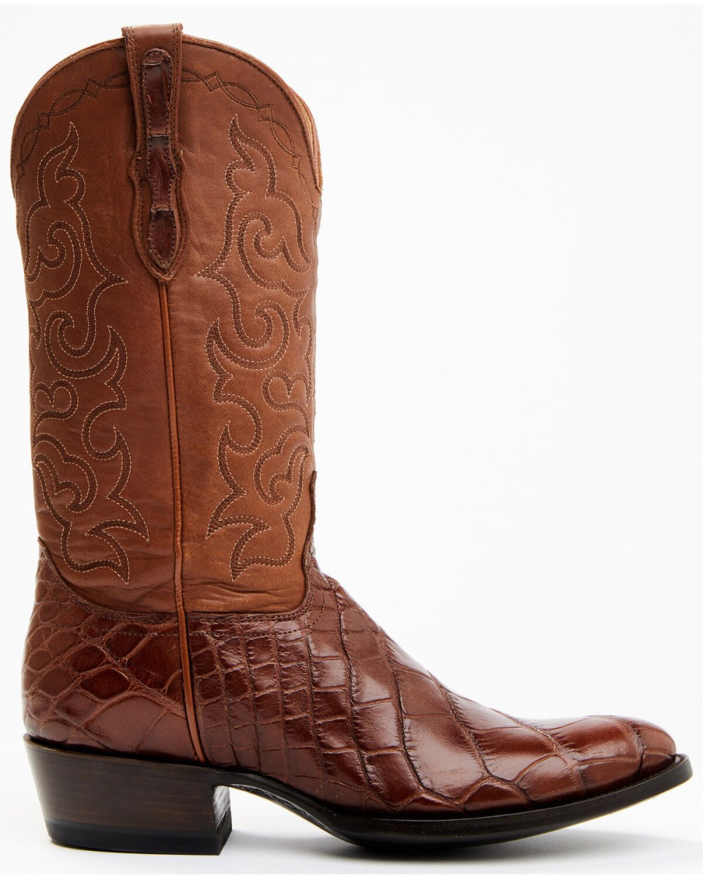 Cody James - Men's Exotic American Alligator Western Boots - Round Toe | Lt Brown