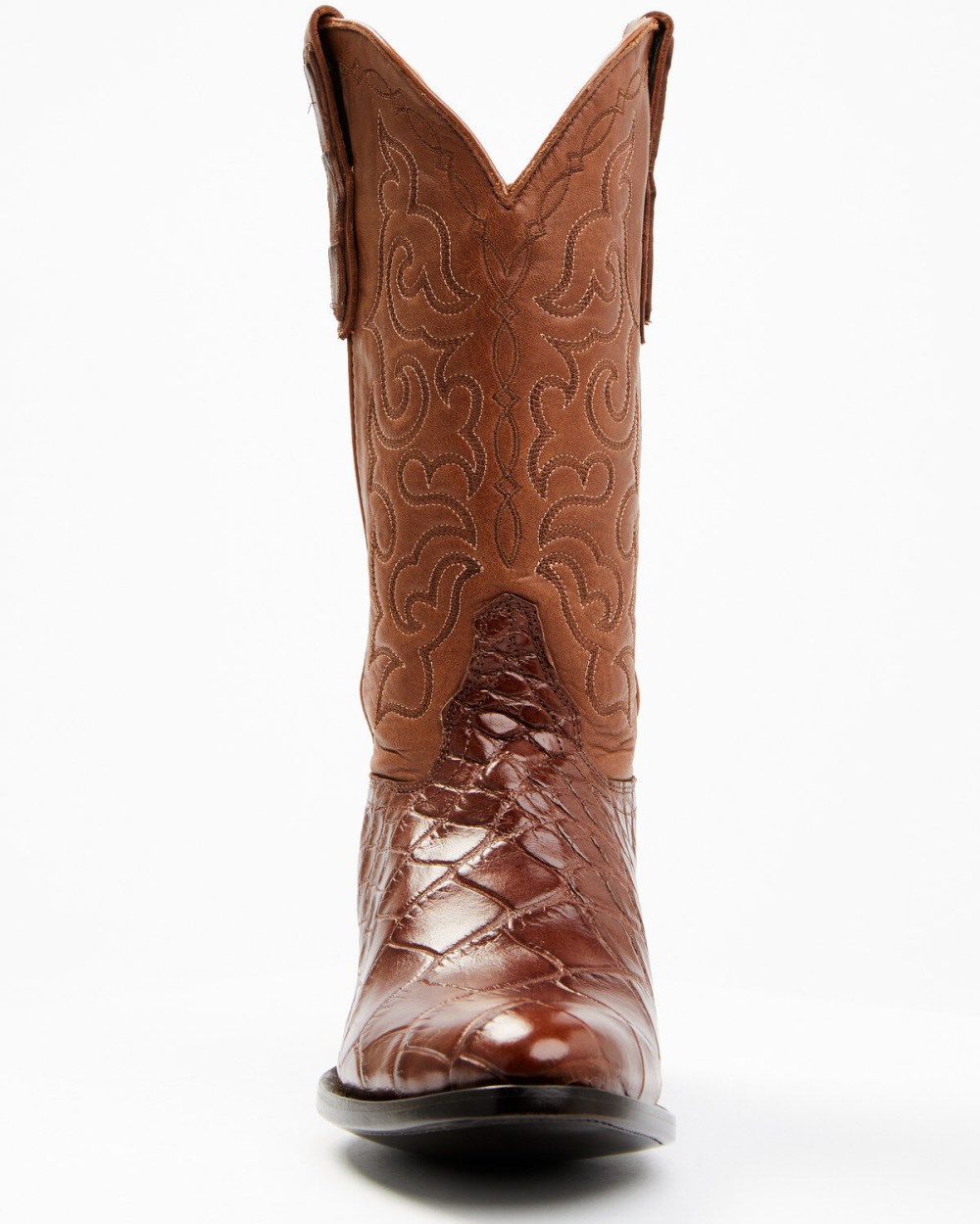 Cody James - Men's Exotic American Alligator Western Boots - Round Toe | Lt Brown