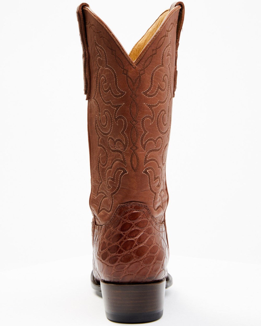 Cody James - Men's Exotic American Alligator Western Boots - Round Toe | Lt Brown