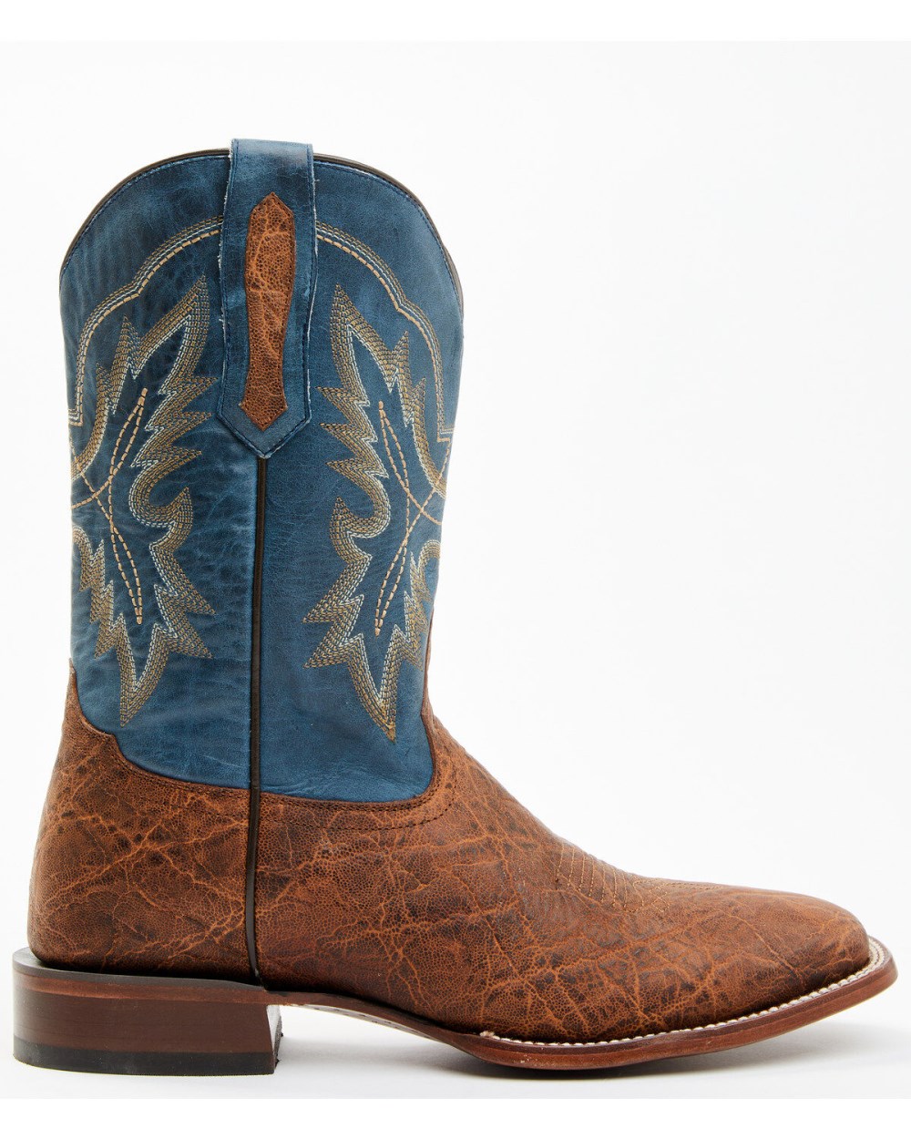 Cody James - Men's Elephant Print Western Boots - Broad Square Toe | Brown