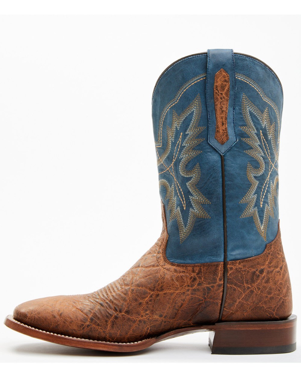 Cody James - Men's Elephant Print Western Boots - Broad Square Toe | Brown