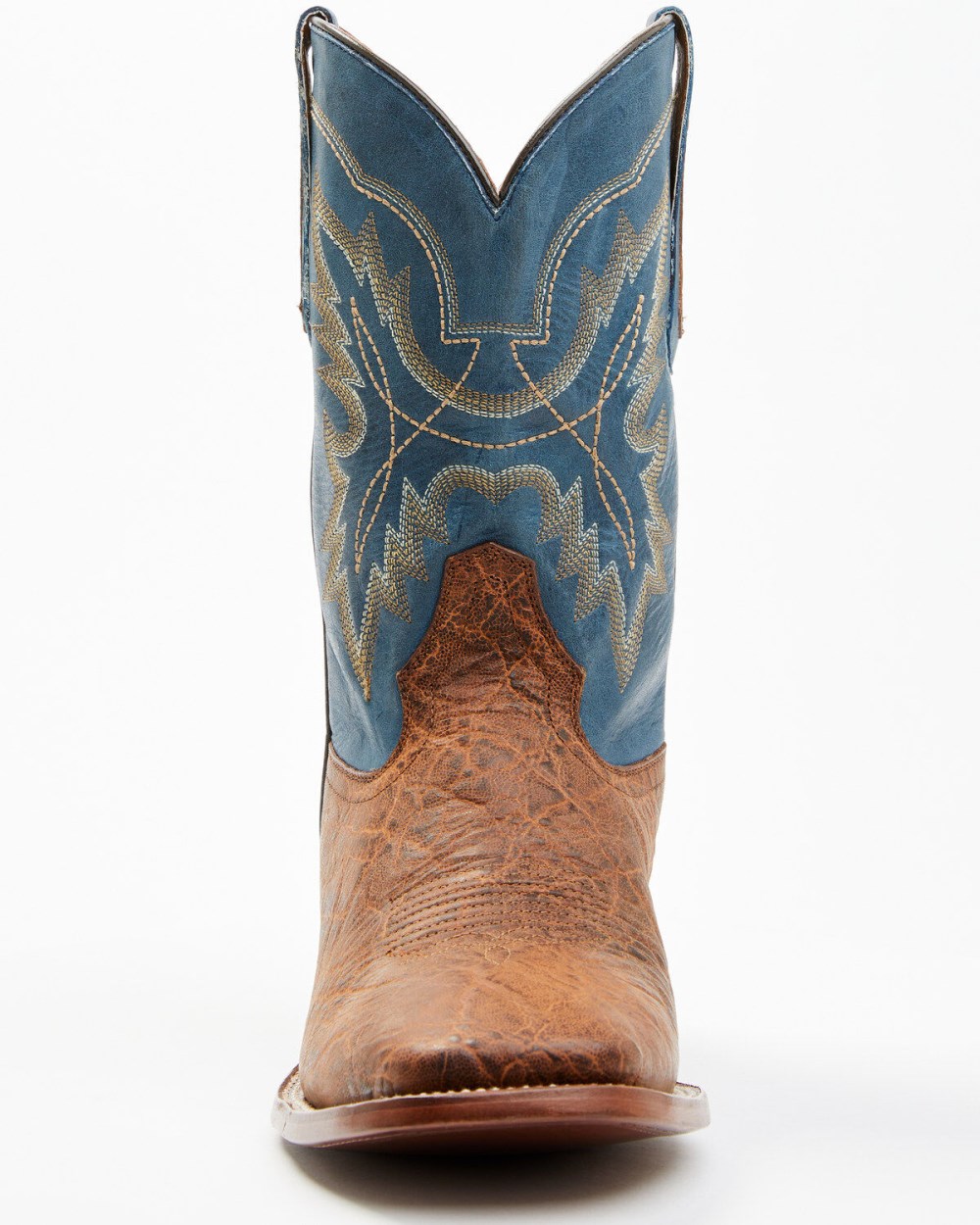 Cody James - Men's Elephant Print Western Boots - Broad Square Toe | Brown