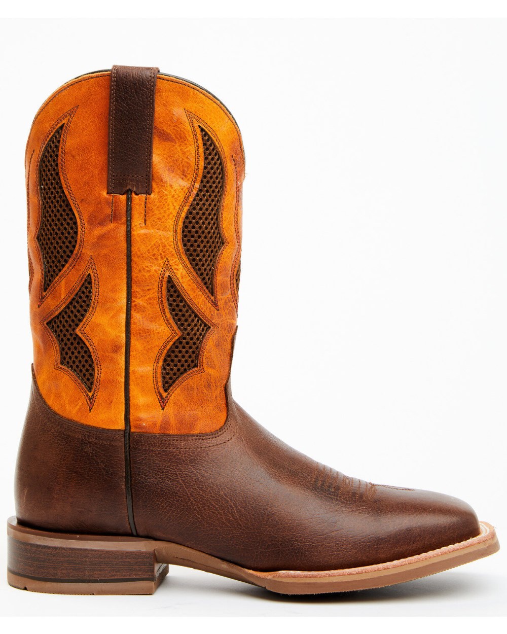 Cody James - Men's Xtreme Xero Gravity Western Performance Boots - Broad Square Toe | Orange