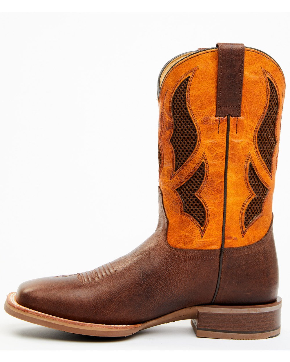 Cody James - Men's Xtreme Xero Gravity Western Performance Boots - Broad Square Toe | Orange