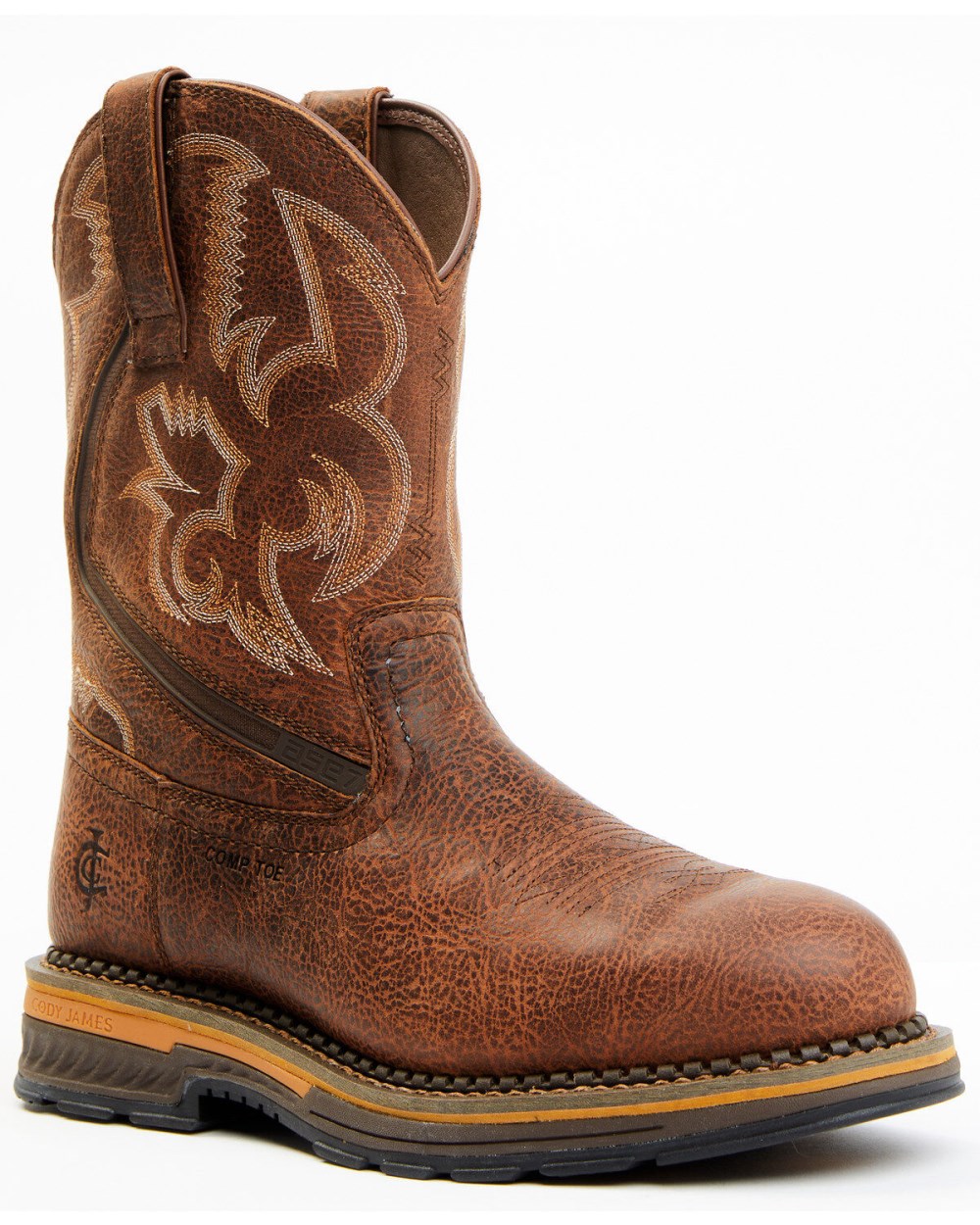 Cody James - Men's Disrupter AAA Tyche Crunch Time Waterproof Work Boots - Composite Toe | Red