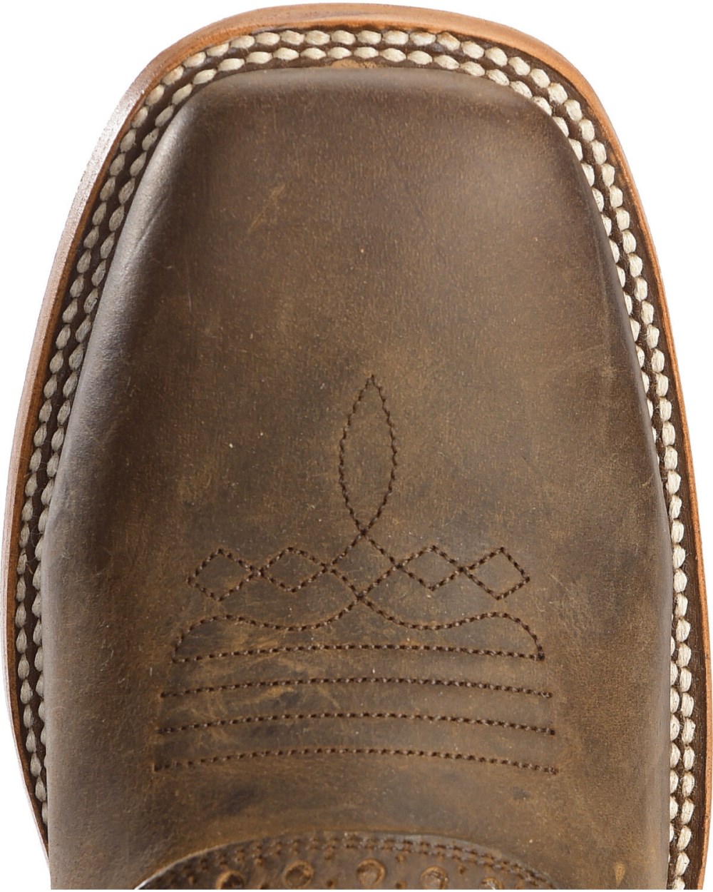 Cody James - Men's Saddle Vamp Western Boots - Broad Square Toe | Brown