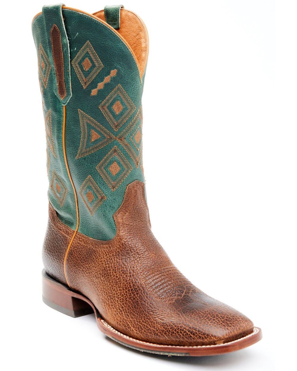Cody James - Men's Maximo Western Performance Boots - Broad Square Toe | Brown