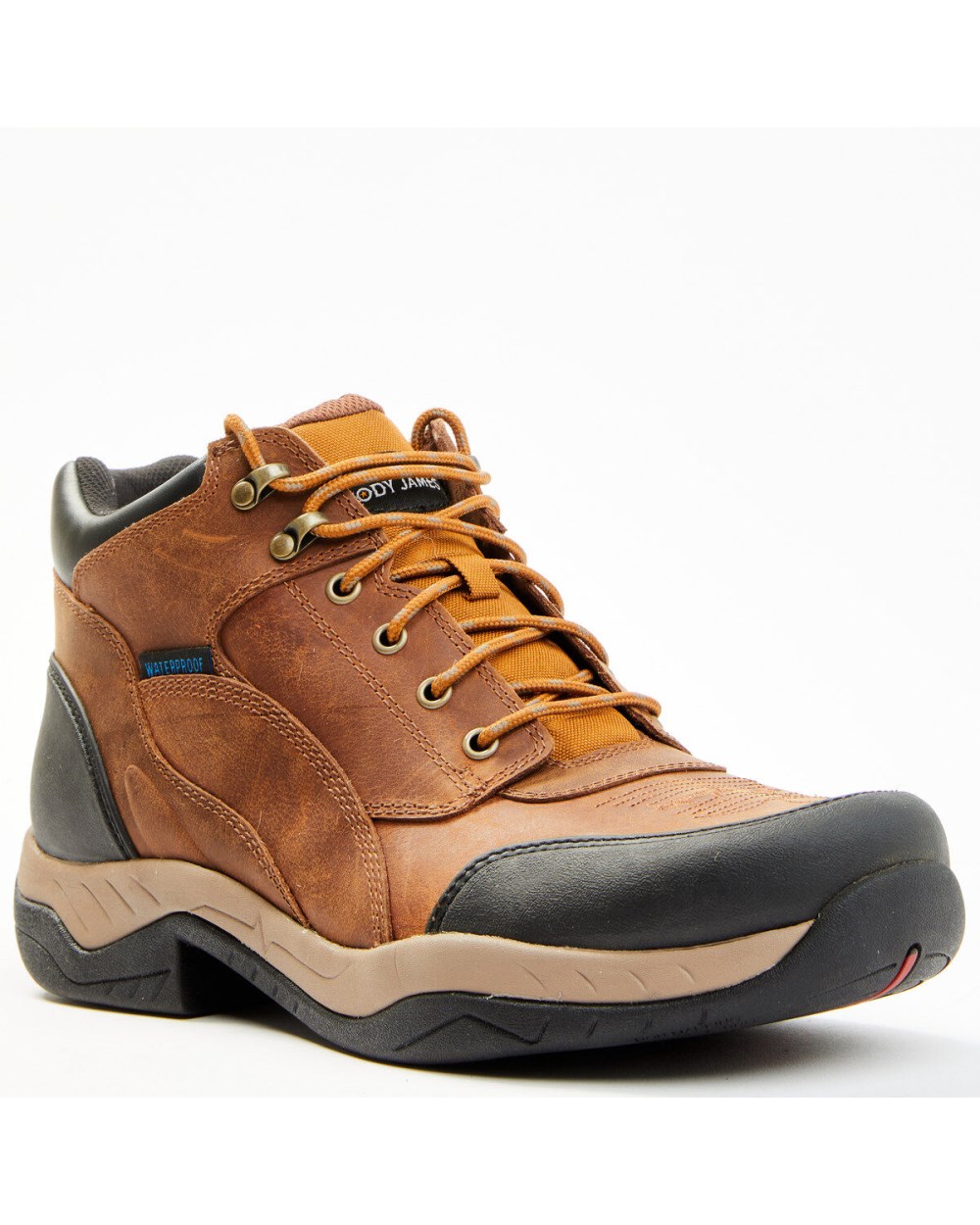 Cody James - Men's Endurance Palace Lace-Up WP Soft Work Hiking Boots | Brown