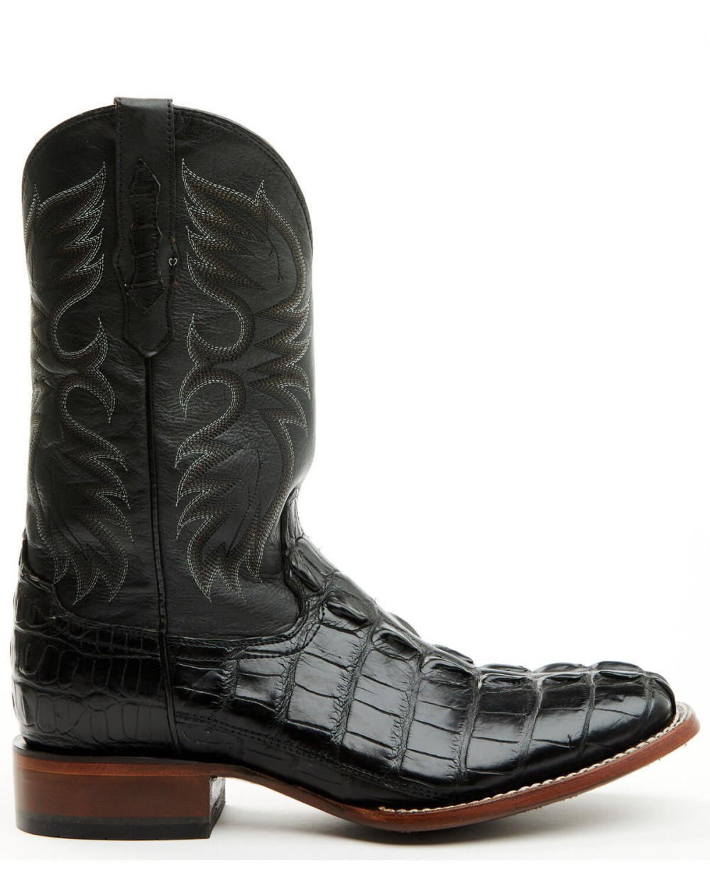 Cody James - Men's Exotic Alligator Western Boots - Broad Square Toe | Black