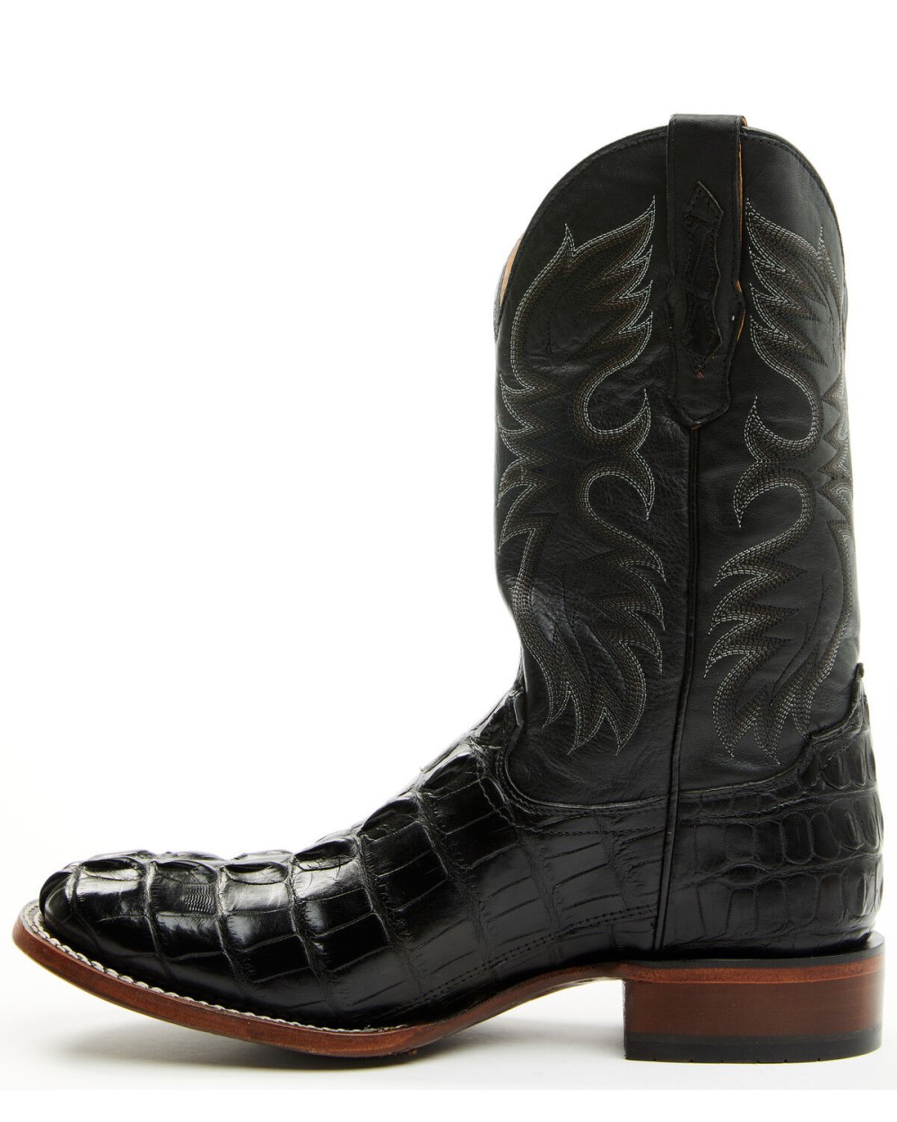 Cody James - Men's Exotic Alligator Western Boots - Broad Square Toe | Black