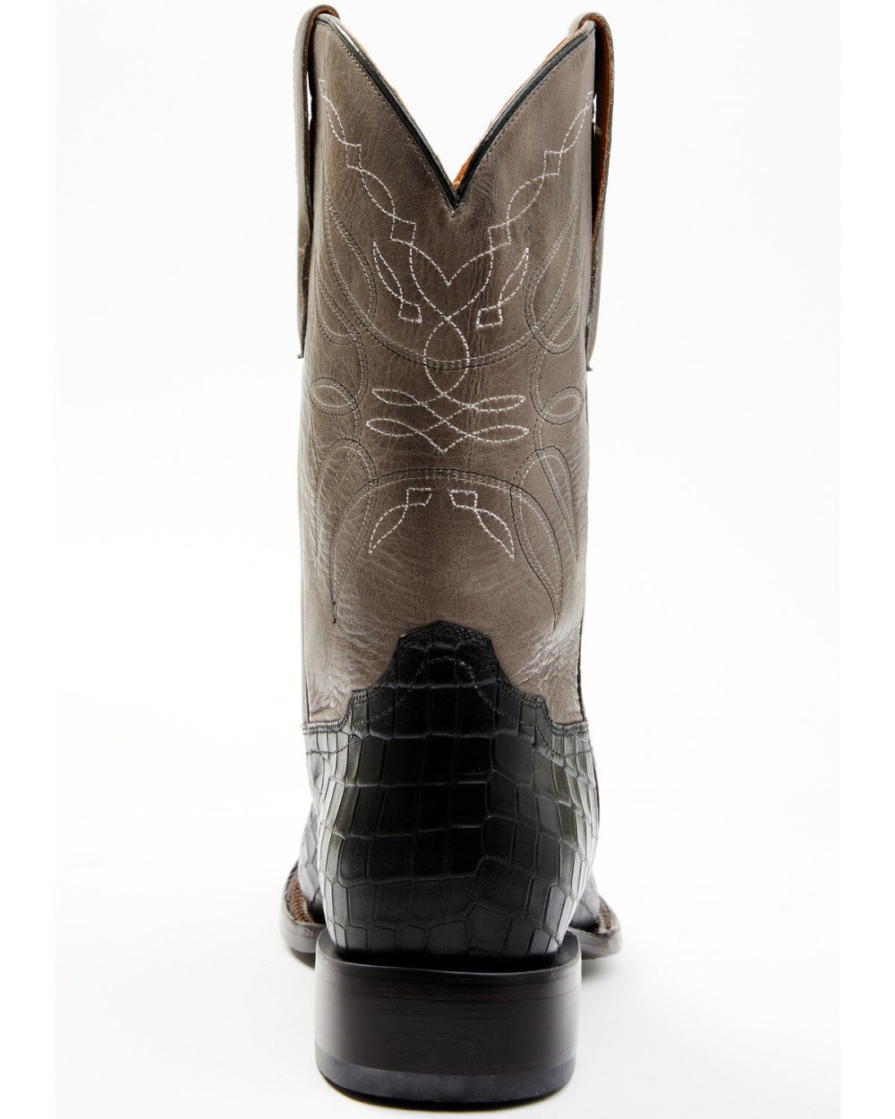 Cody James - Men's Alligator Print Western Boots - Broad Square Toe | Black