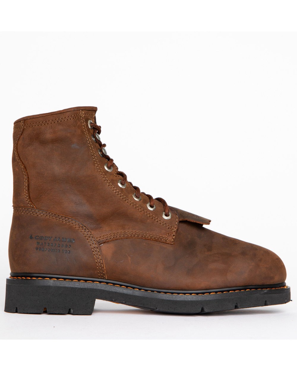 Cody James - Comp Toe Waterproof Kiltie Work Boots | Brown