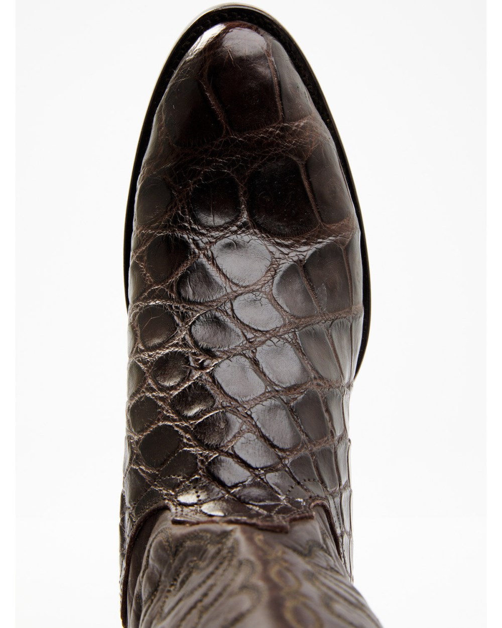 Cody James - Men's Exotic American Alligator Western Boots - Round Toe | Chocolate