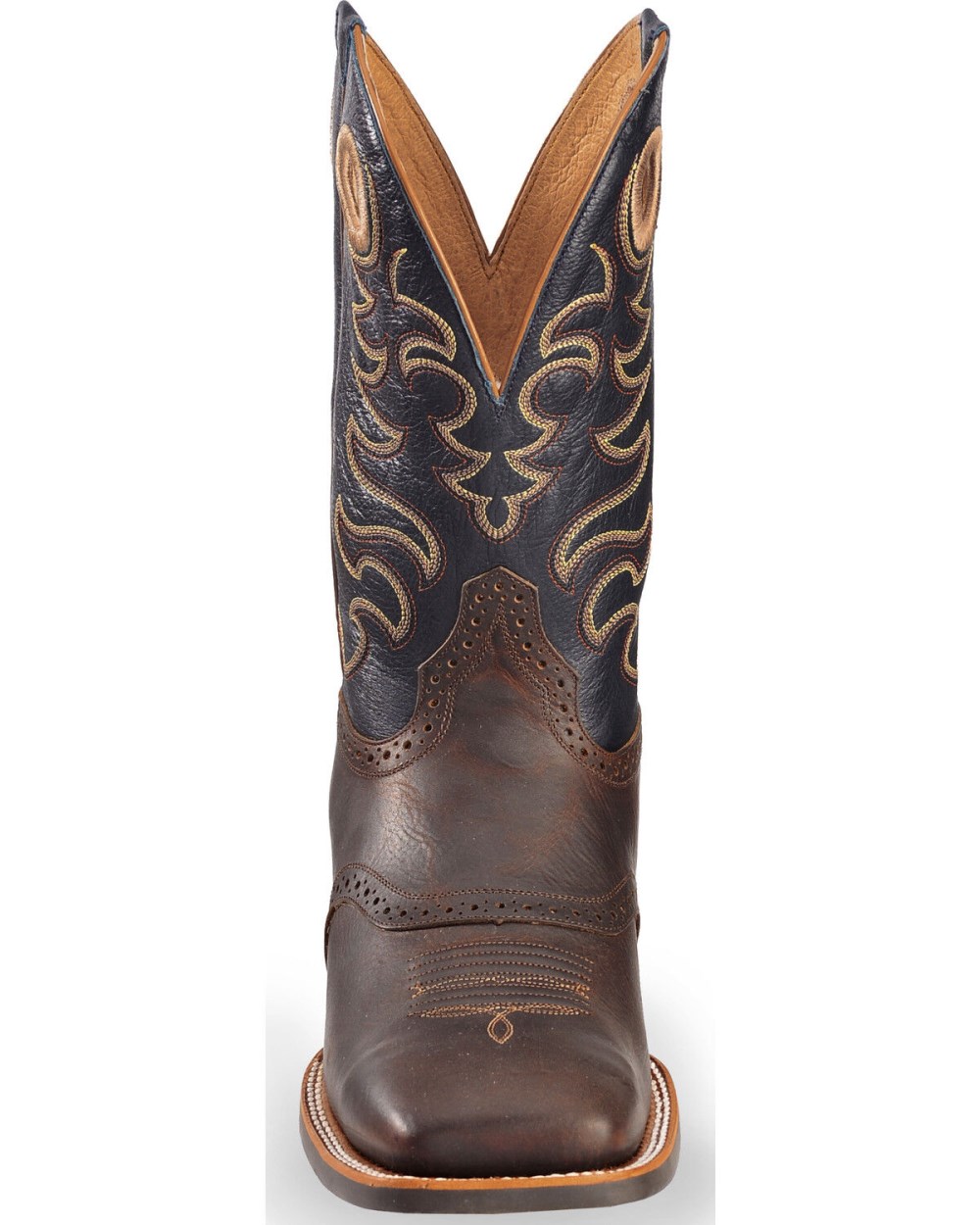 Cody James - Men's Xero Gravity Gibson Saddle Vamp Western Performance Boots - Broad Square Toe | Brown