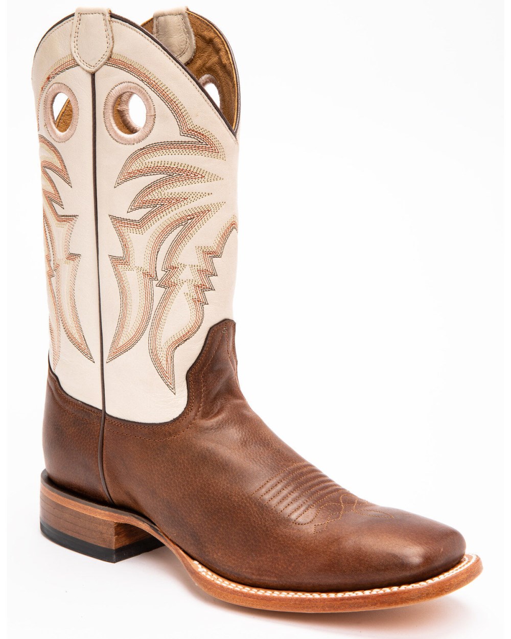 Cody James - Men's Leather Western Boots - Broad Square Toe | Brown