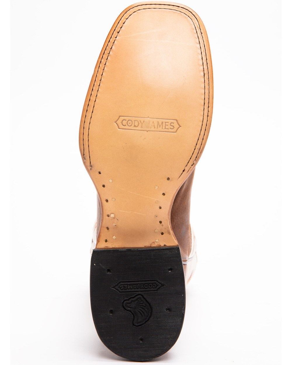 Cody James - Men's Leather Western Boots - Broad Square Toe | Brown