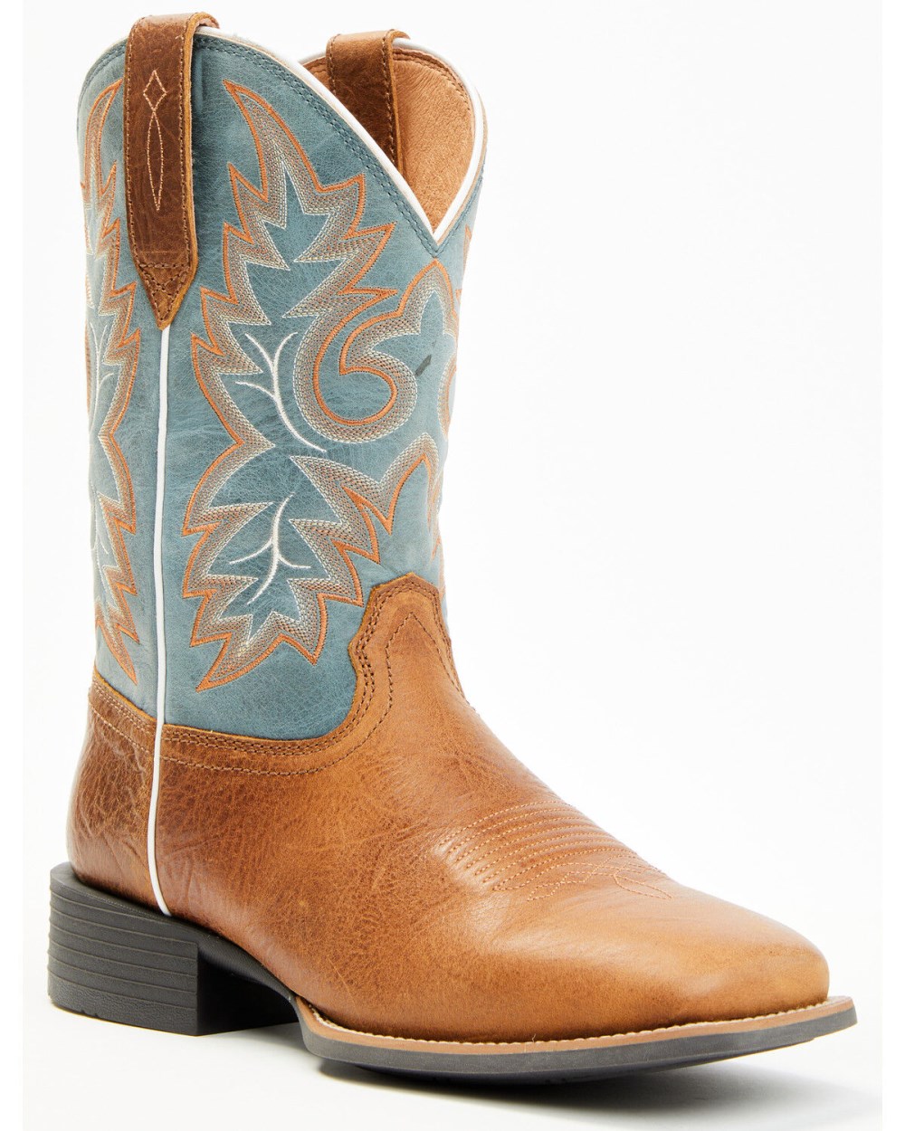 Cody James - Men's Badge Xero Gravity Western Boots - Broad Square Toe | Brown