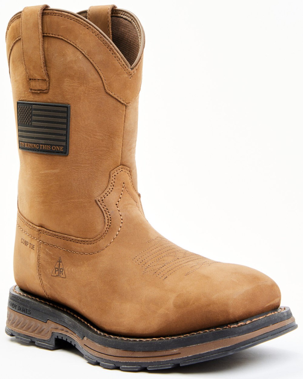 Cody James - Men's 10" Disruptor Western Work Boots - Nano Composite Toe | Brown