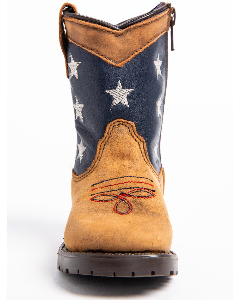 Cody James - Toddler Boys' USA Flag Western Boots - Broad Square Toe | Brown