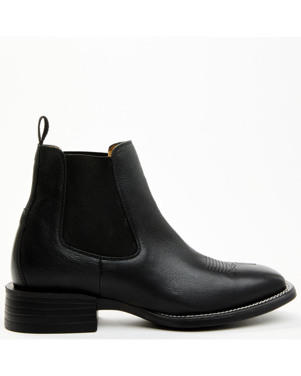 Cody James - Men's Jones Chelsea Boots - Broad Square Toe | Black