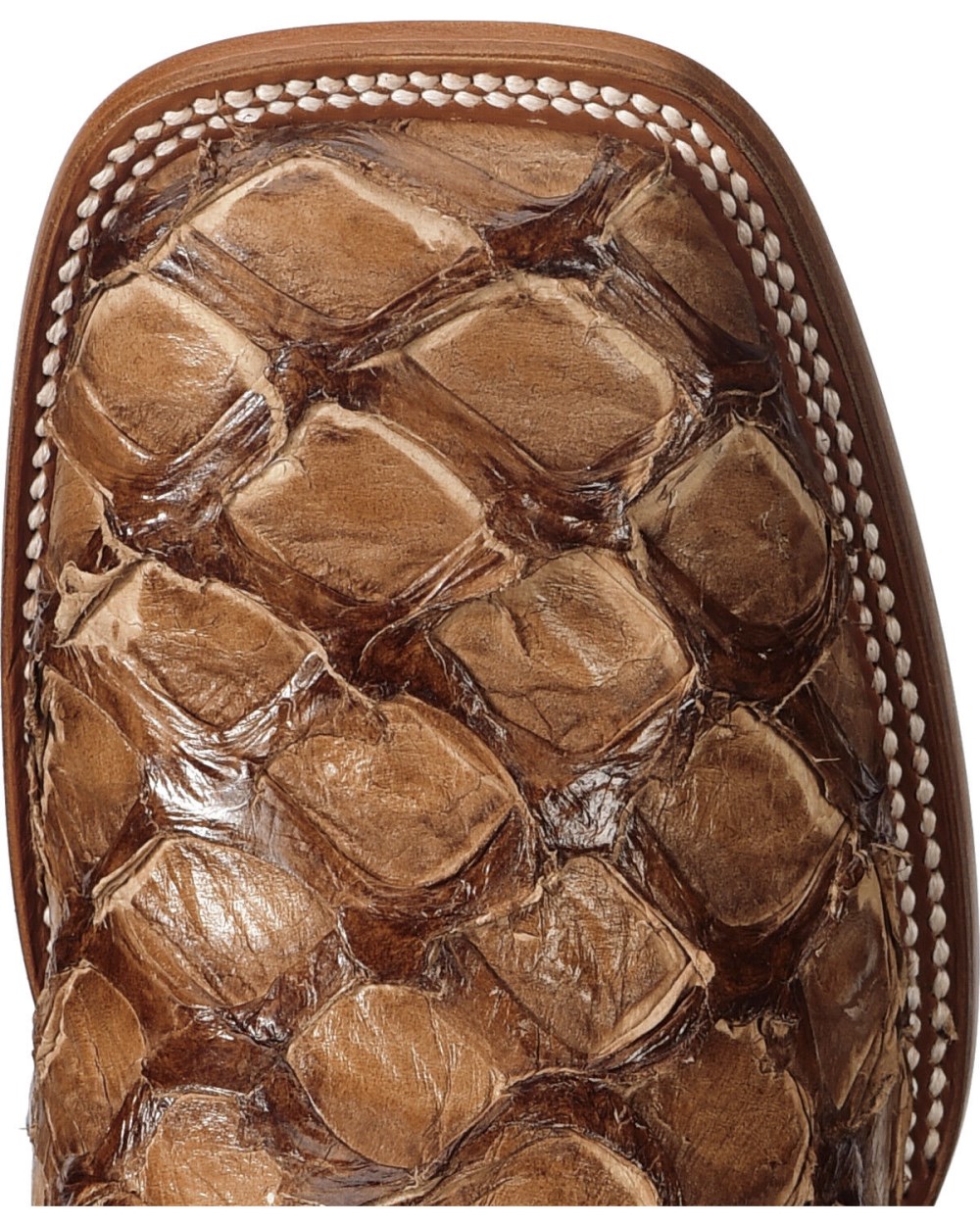 Cody James - Men's Pirarucu Exotic Boots - Broad Square Toe | Brown