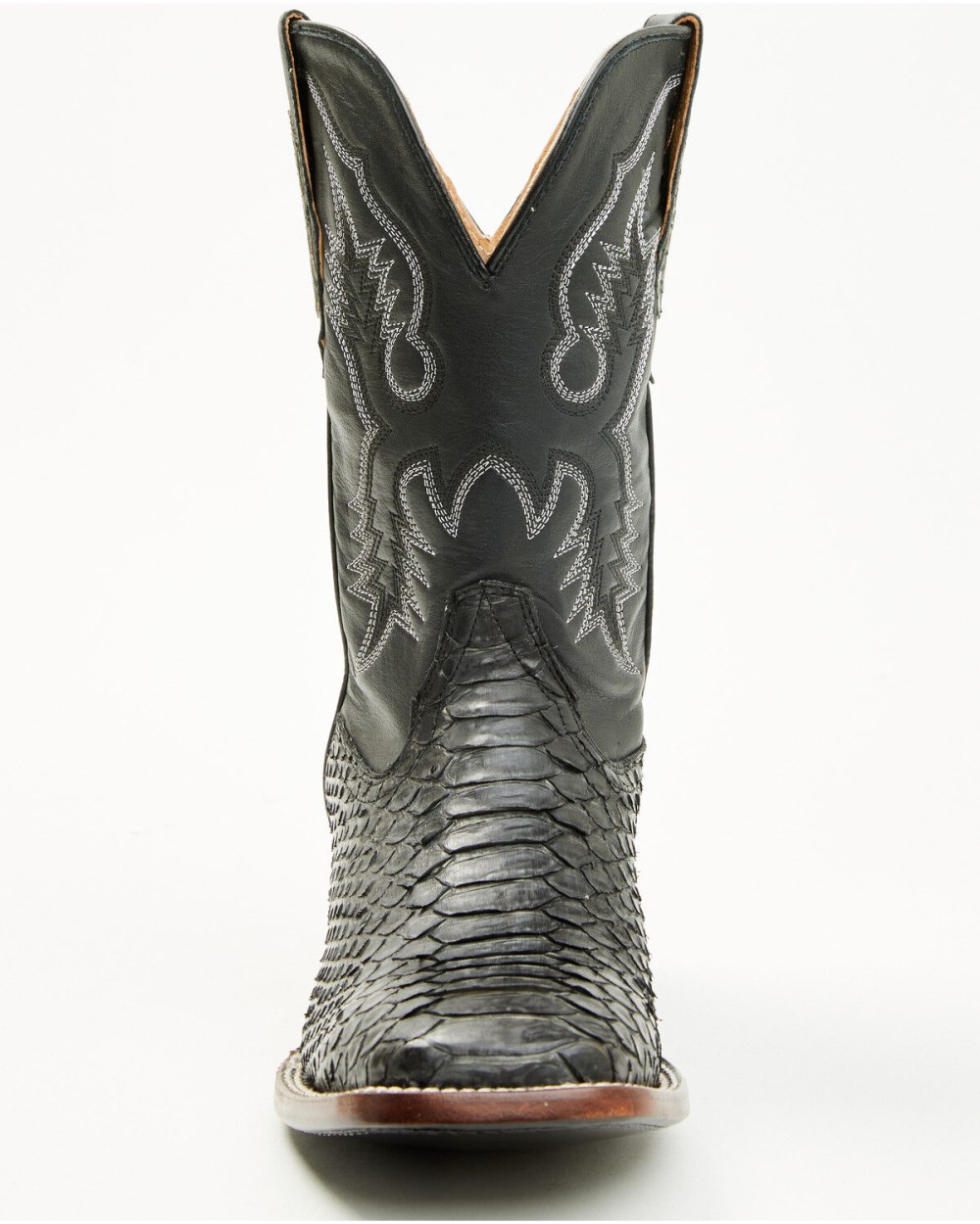 Cody James - Men's Exotic Python Western Boots - Broad Square Toe | Grey