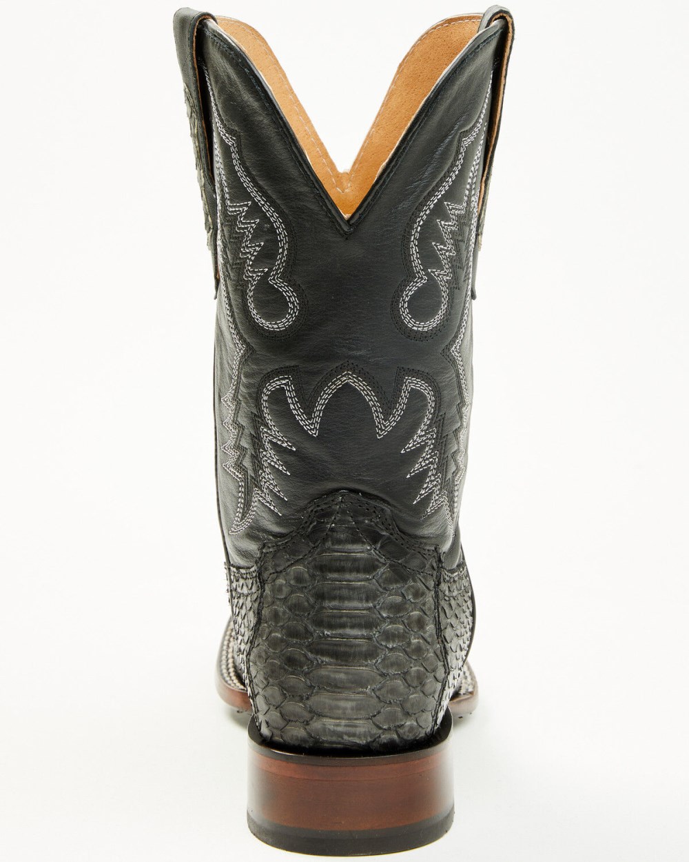 Cody James - Men's Exotic Python Western Boots - Broad Square Toe | Grey